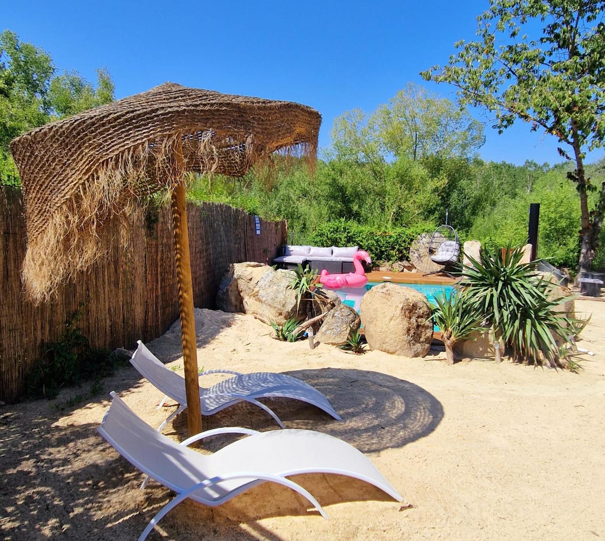 Complejo Oasis Beach Sobre El Rio Huerta  Exterior foto